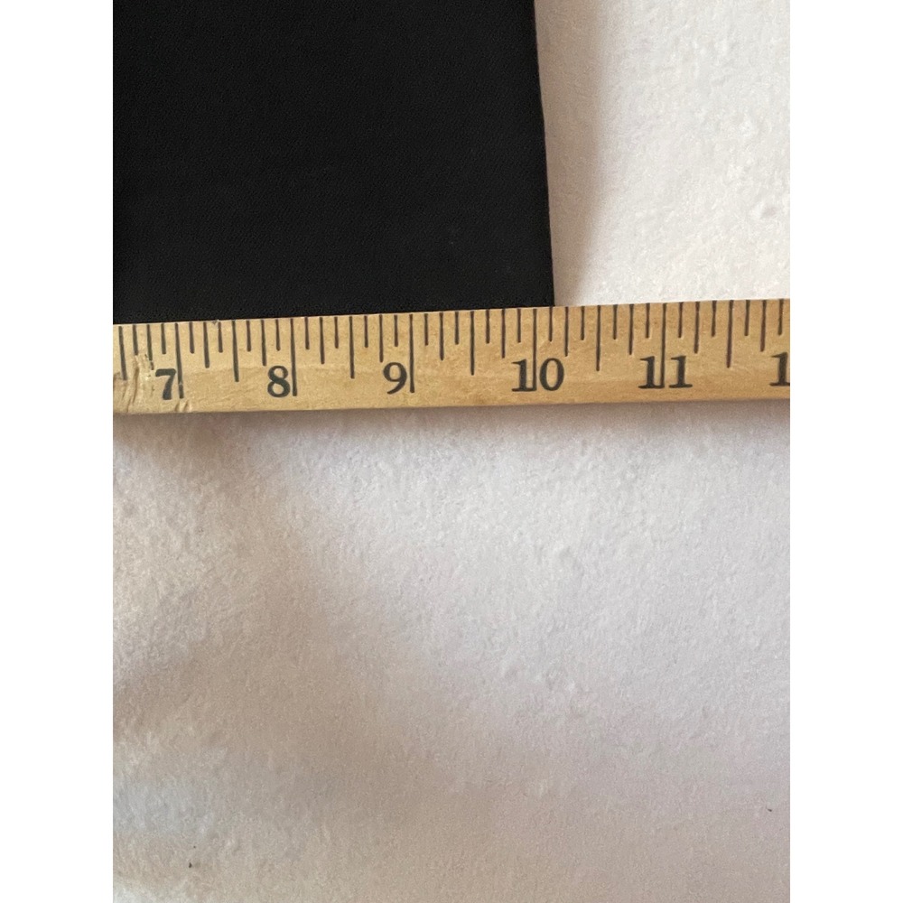 Vintage Apriori Black Wide Leg Dress Pants Womens Mid Rise Sz 14 - Picture 3 of 10